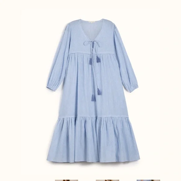 evie blue dress Evie Blue Denim Mini Dress  Totalook Clothing Yamba